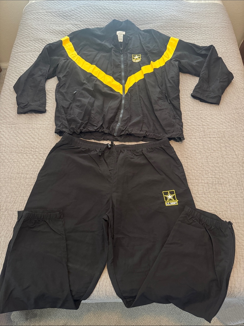 U.S. Army Windbreaker Track Suit Set